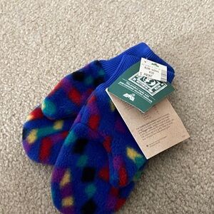 Kids Colorful Patterned Mittens Eastern Mountain Sports Pinnacle Fleece